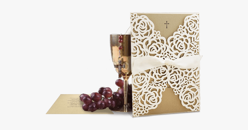 Holy Communion Background - First Holy Communion Invitation Png, Transparent Png