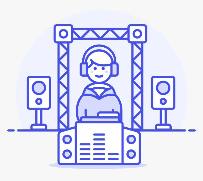 16 Dj Booth - Platines Dj Icone Png, Transparent Png