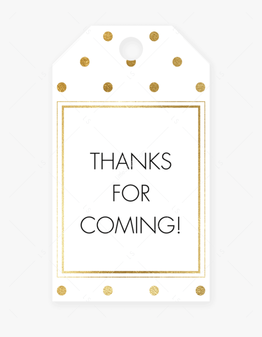 Tag Template Png - Polka Dot, Transparent Png