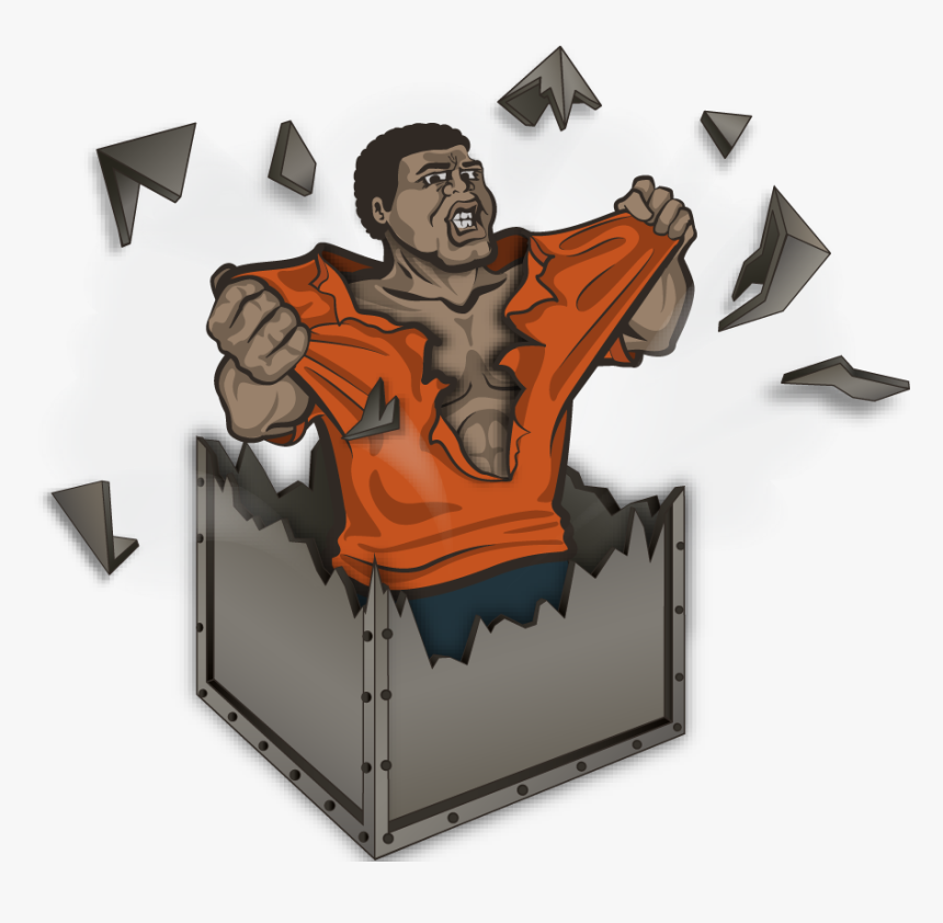Dick In A Box - Guy Stuck In A Box, HD Png Download