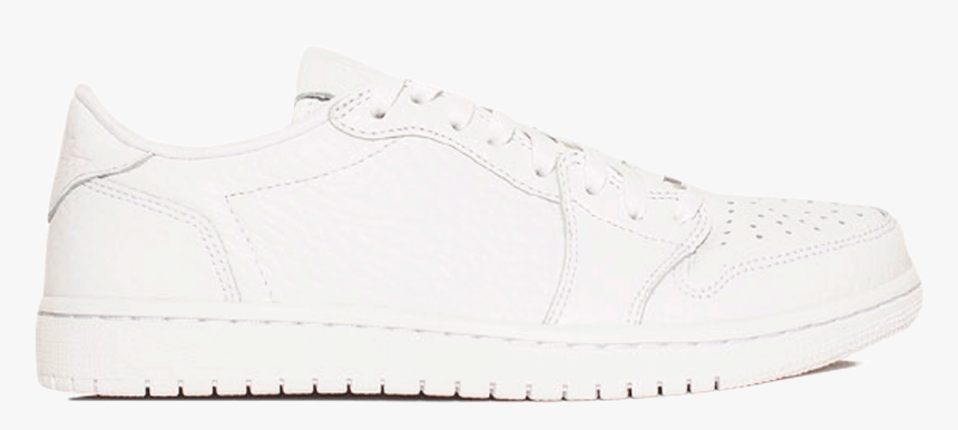 Air Jordan Sneakers 1 Low No Swoosh White 872782- - Adidas, HD Png Download