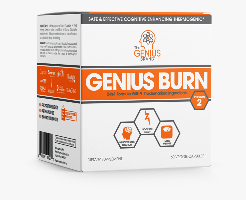 Genius Burn - Genius Beauty, HD Png Download