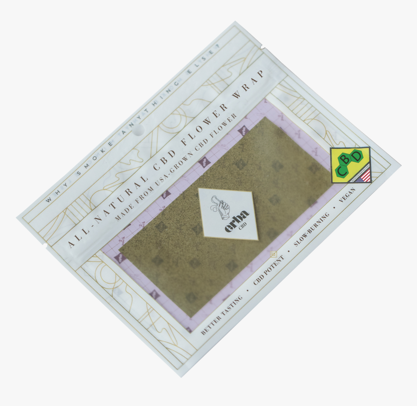 Erba Cbd Wraps - Paper, HD Png Download