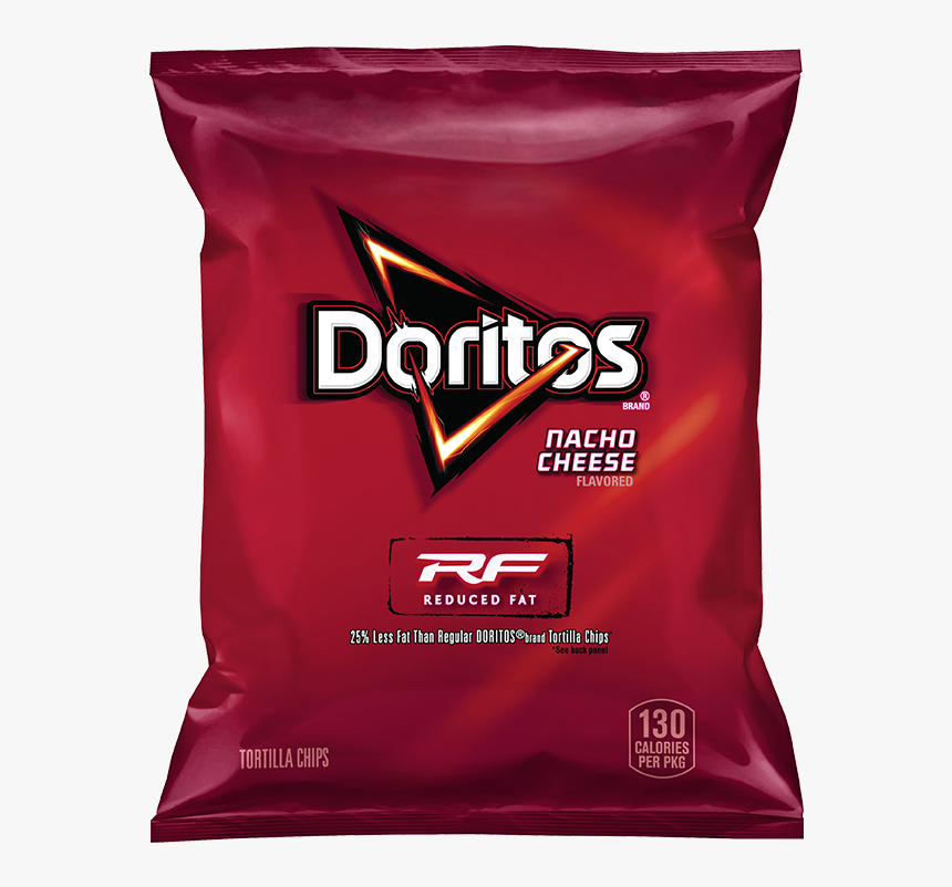 Doritos Nacho Cheese Reduced Fat, HD Png Download
