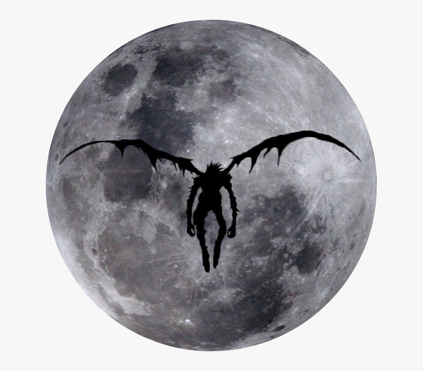 Ryuk Death God Deathgod Dead Deathnote Anime High Resolution Moon White Background Hd Png Download Transparent Png Image Pngitem