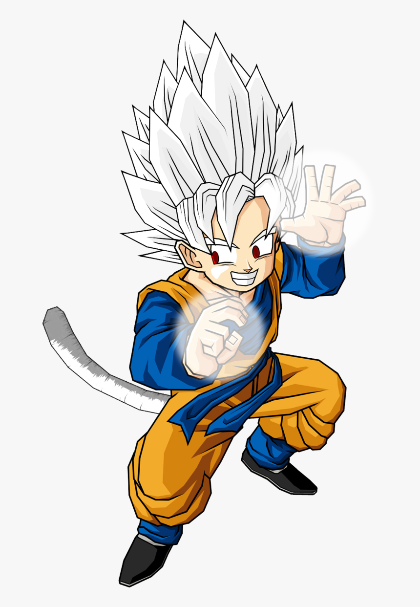 White Oozaru Goten - Dragon Ball Z Goten Ssj3, HD Png Download