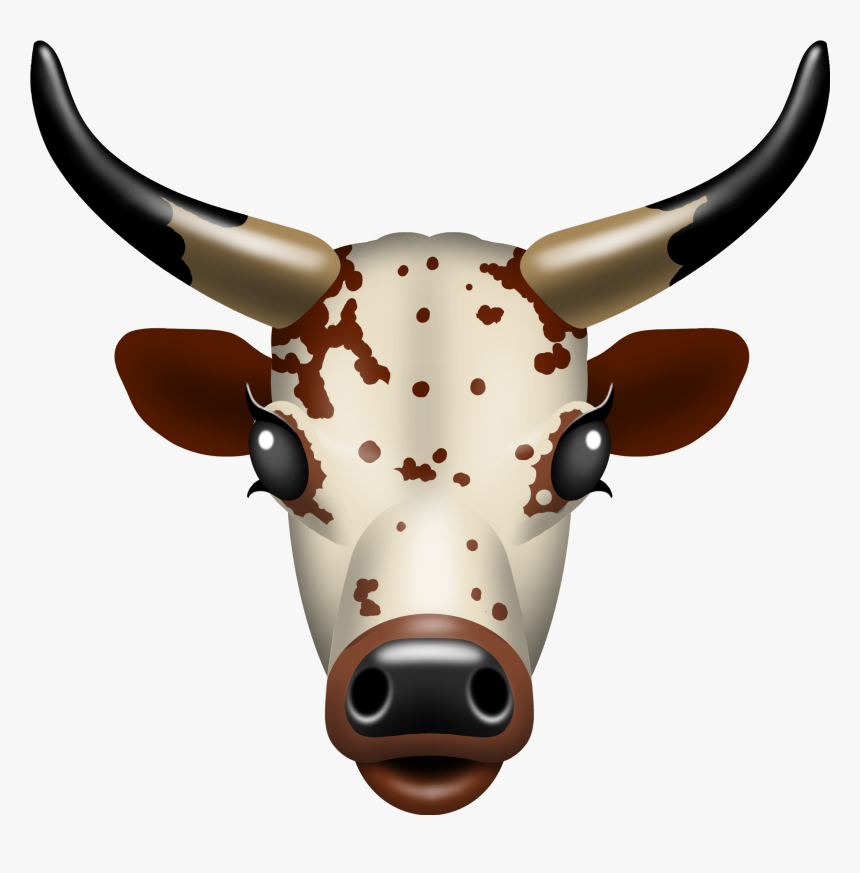 Texas Longhorn Nguni Cattle South Africa Emoji - Cattle, HD Png Download