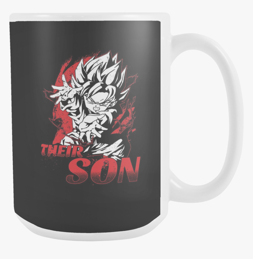 Super Saiyan Goten Son 15oz Coffee Mug - Goten Logo, HD Png Download