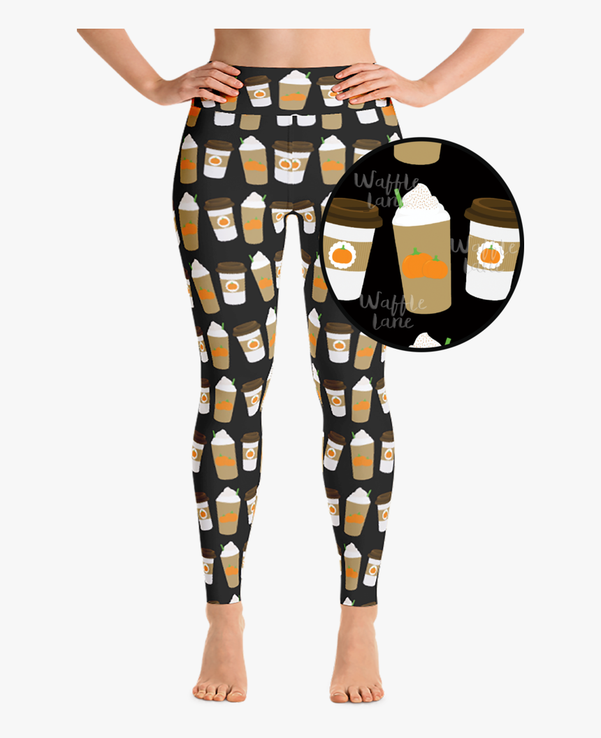 Pumpkin Spice Latte - Pumpkin Spice Leggings, HD Png Download