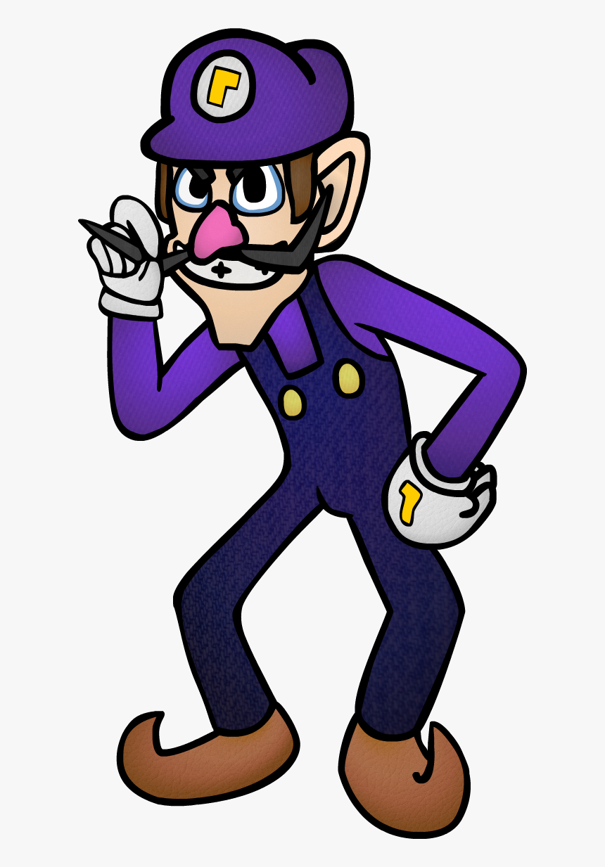 Transparent Waluigi Png - Cartoon, Png Download