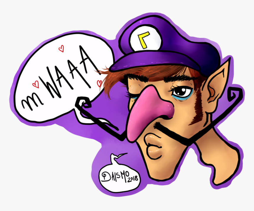 Transparent Waluigi Png - Cartoon, Png Download