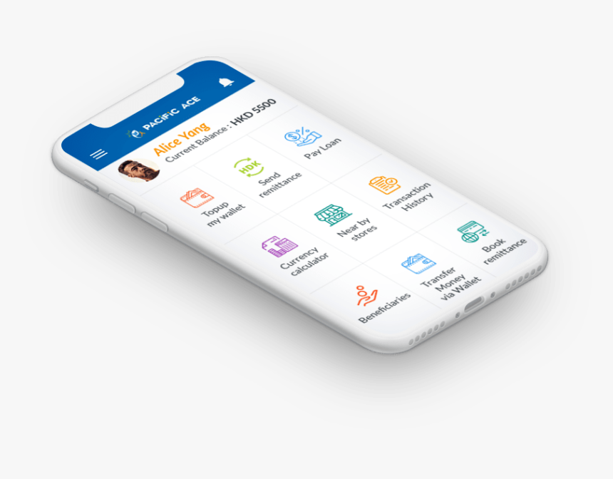 Pacific Ace Main - Mobile App For Remittances, HD Png Download