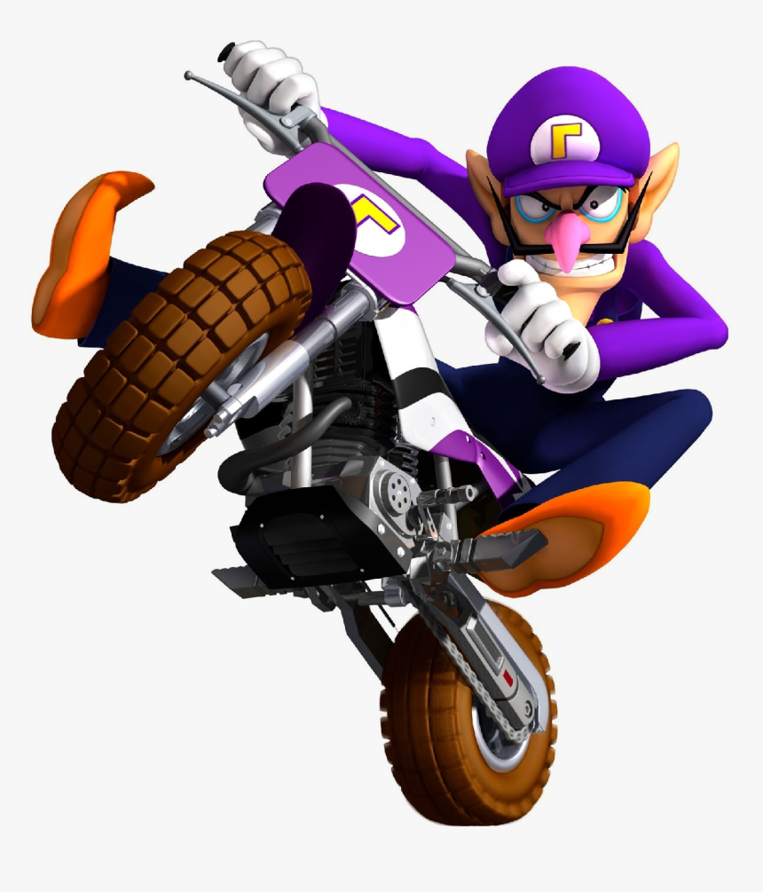 Waluigi Waluigi 21697296 1233 - Mario Kart Wii Waluigi, HD Png Download