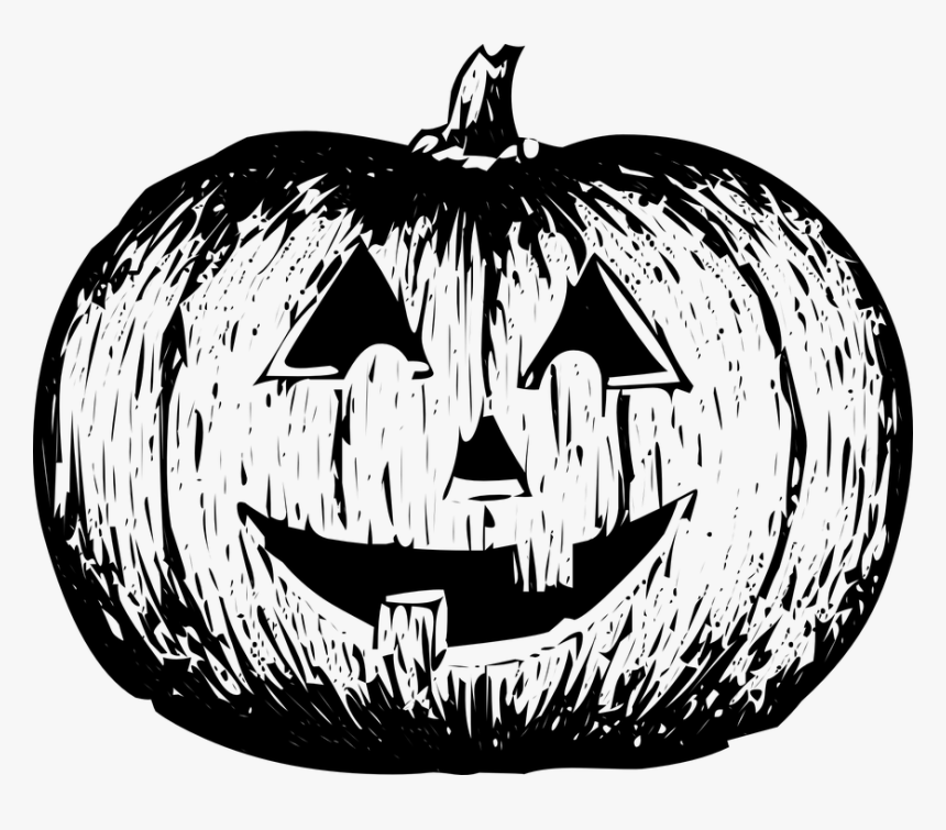 Freestockphotos - Com - Black And White Jack O Lantern, HD Png Download