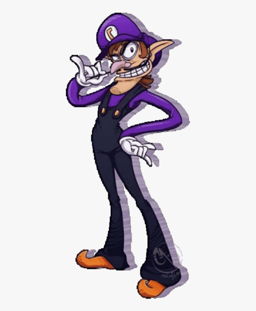 #waluigi #waluigitime #supersmashbros #supersmashbrosultimate - Cartoon, HD Png Download