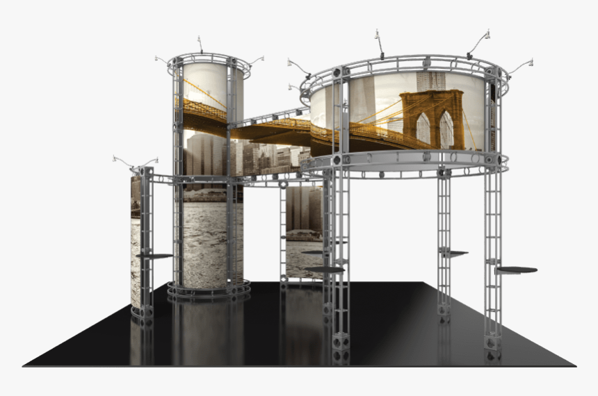 Corvus Orbital Express Truss Modular Island Exhibit - Architecture, HD Png Download