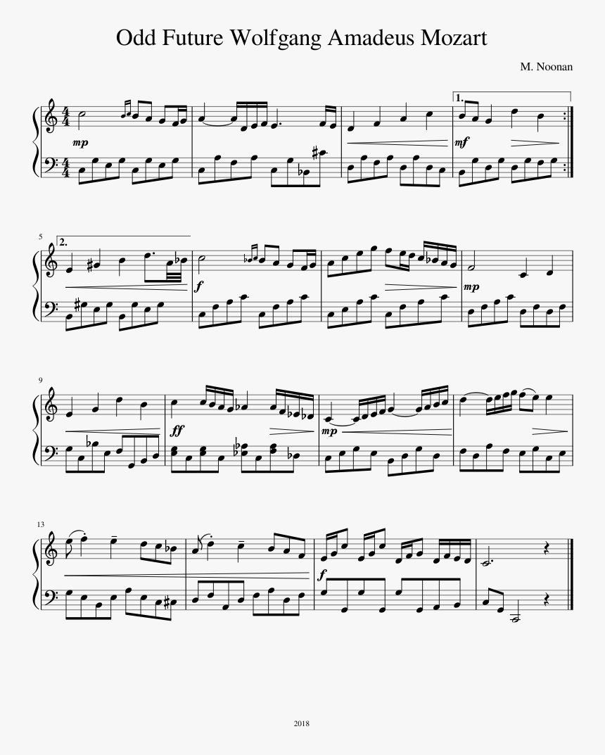 Silver Clouds Chasing The Moon Sheet Music, HD Png Download