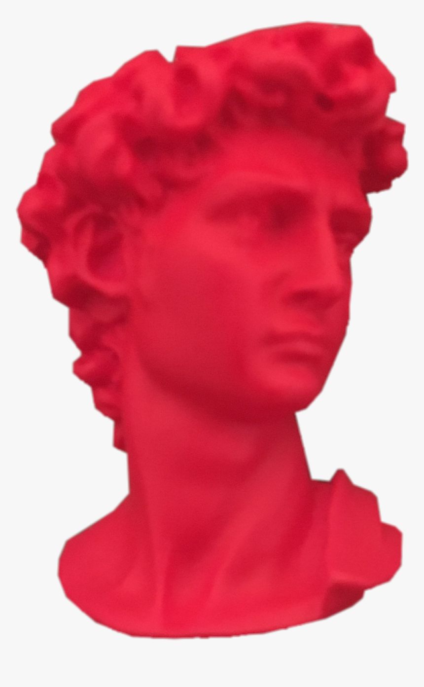 #vaporwave #art #bust #pink #violet #italy #sculture - Transparent Vaporwave Statues Png, Png Download