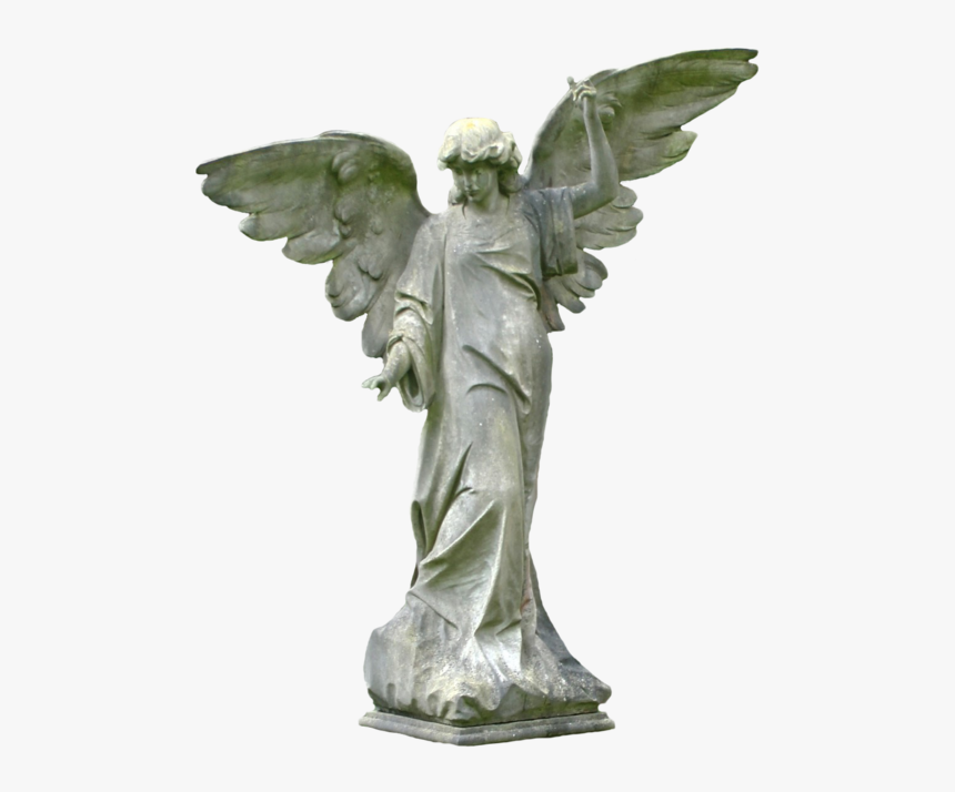 Statue Angels Cemetery - Angels Statue For Cemetery, HD Png Download