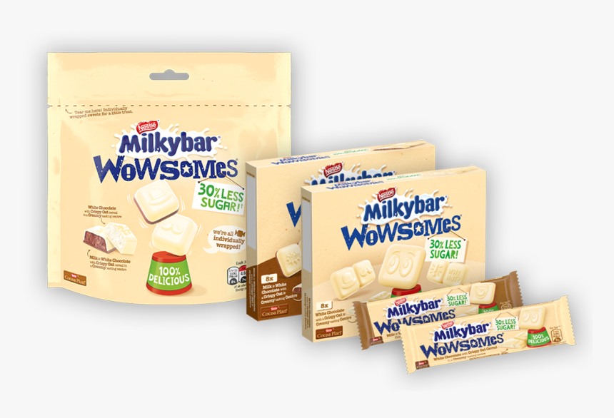 Milkybar Wowsomes Mixed 105g, HD Png Download