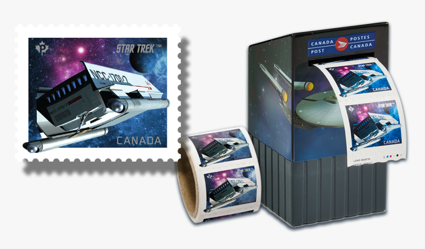 Canada Post Star Trek Stamp, HD Png Download