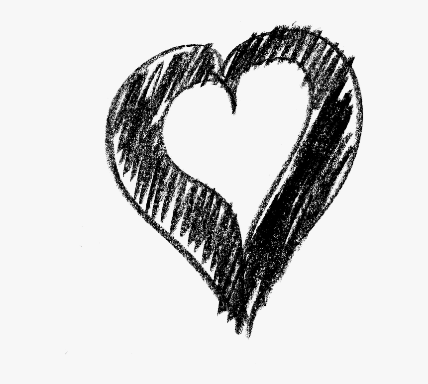 Heart, Love, Bless You, Online, Internet, Icon, Symbols - Love Sketch Icon Png, Transparent Png