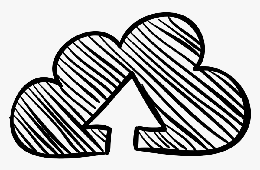 Upload To Internet Cloud Sketch - Internet Cloud Sketch, HD Png Download