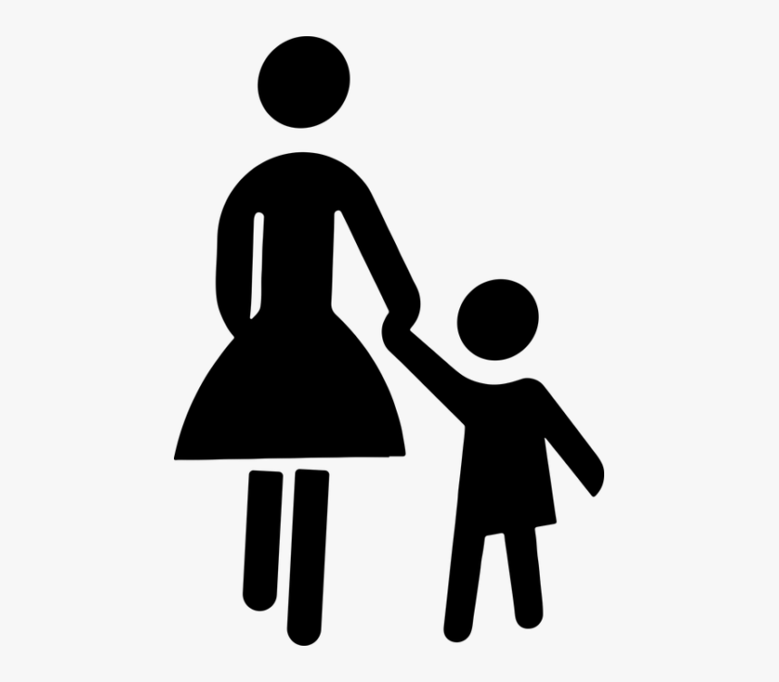 Mother Child Clipart, HD Png Download