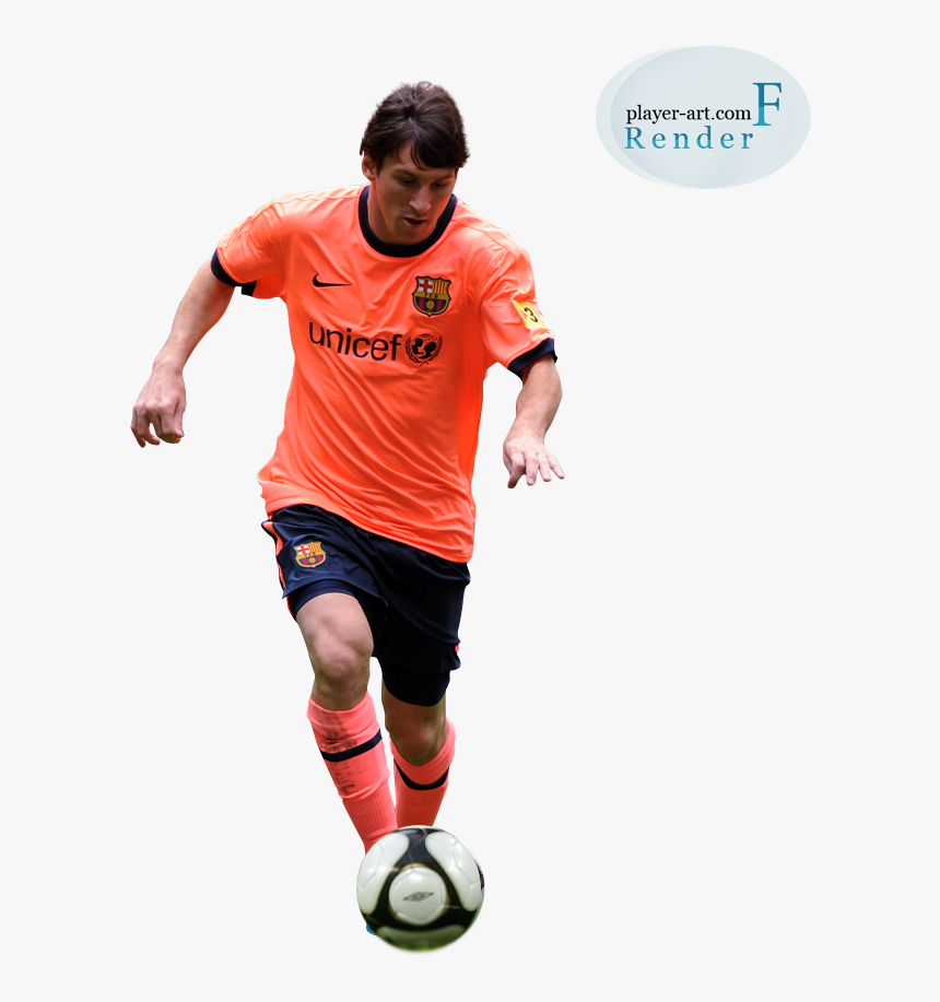 Than Fc Barcelona Lionel - Kick Up A Soccer Ball, HD Png Download