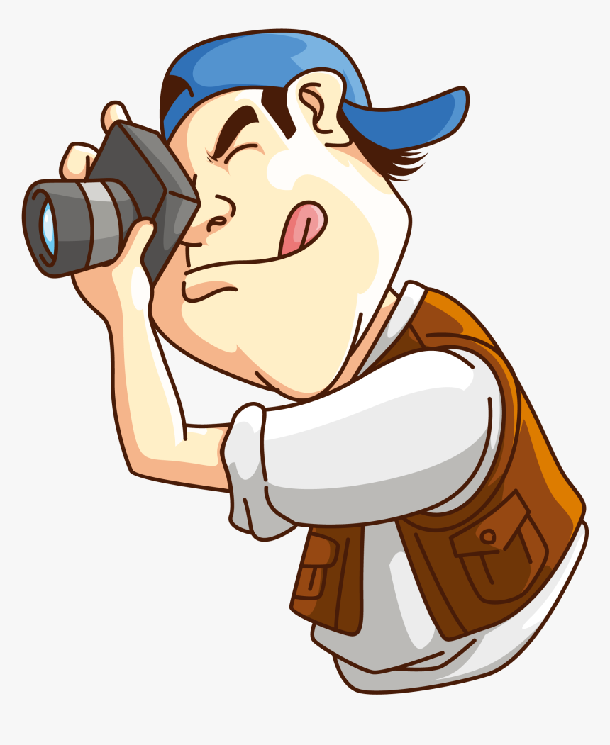 Transparent Scared Person Png - Photographer Clipart, Png Download