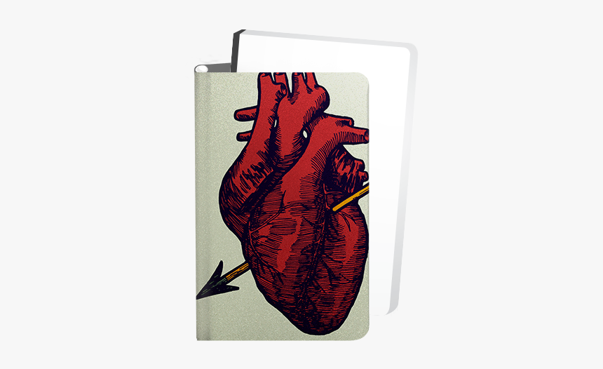 Reverse / Broken Heart 
 Class Lazyload Lazyload Fade - Human Heart Drawing Arrow, HD Png Download