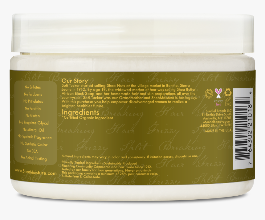 Resenha Shea Moisture Anti Breakage Strengthening Masque, HD Png Download