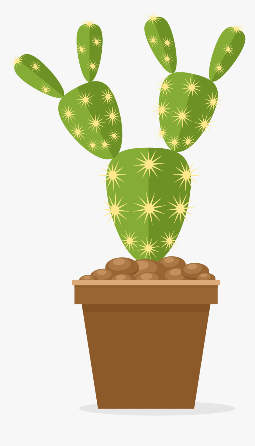 Transparent Prickly Pear Clipart - Nopal Animado Png, Png Download