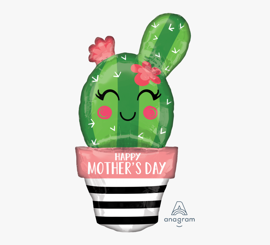 Happy Mothers Day Cactus, HD Png Download