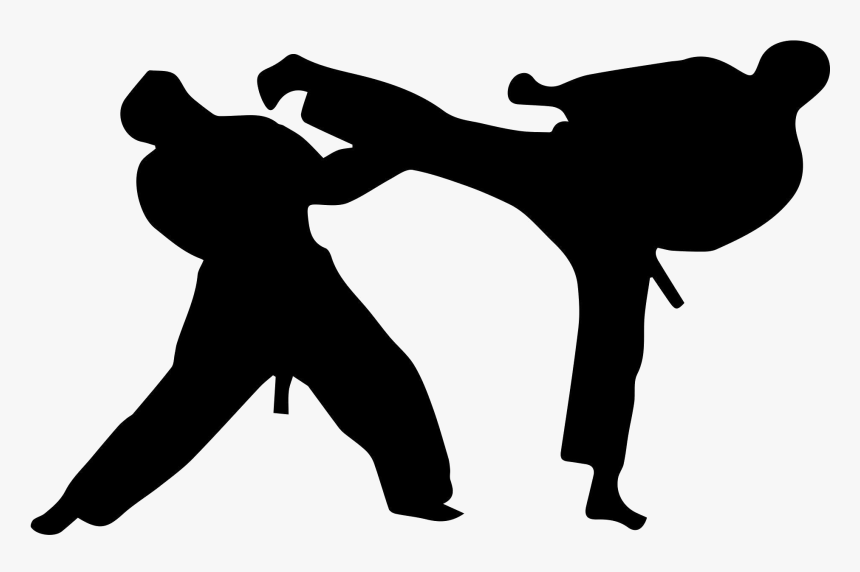 World Taekwondo Sparring Clip Art Martial Arts - Karate Fight, HD Png Download