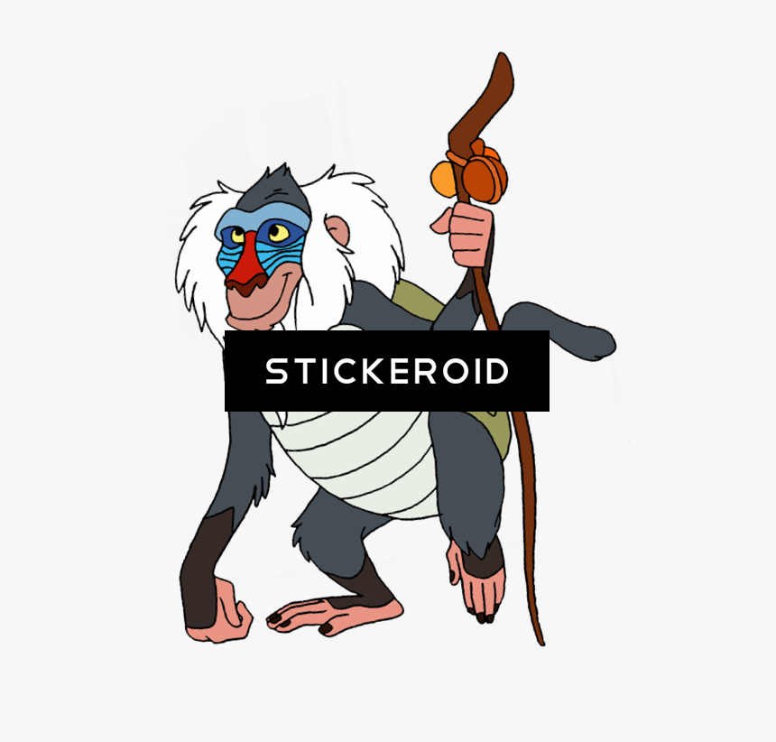 Rafiki Cartoons Disney King Lion The - Rafiki, HD Png Download