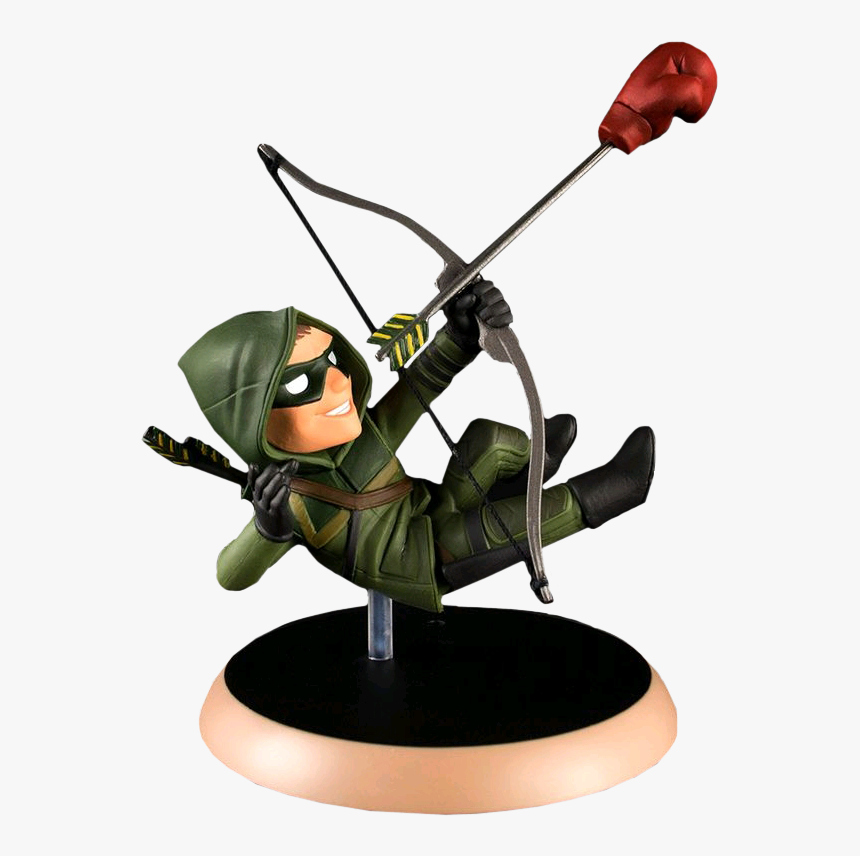 Green Arrow Q-fig 3” Vinyl Figure - Qmx Green Arrow, HD Png Download
