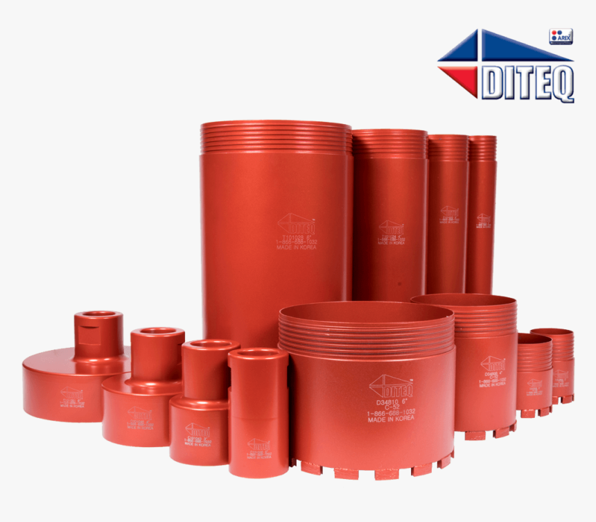 C-52 Wet Diamond Crowns For Continental Tubing - Plastic, HD Png Download