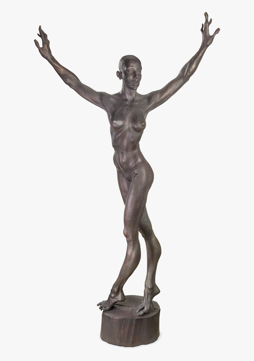 Bronzefigur Nackter Tanz Von Roman Strobl - Statue, HD Png Download