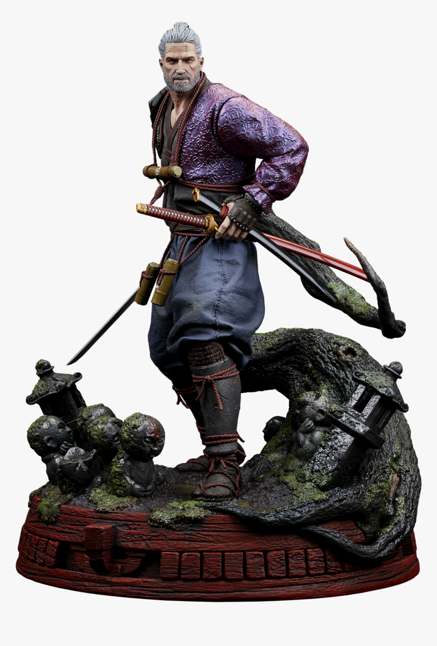 Geralt Ronin Figure, HD Png Download