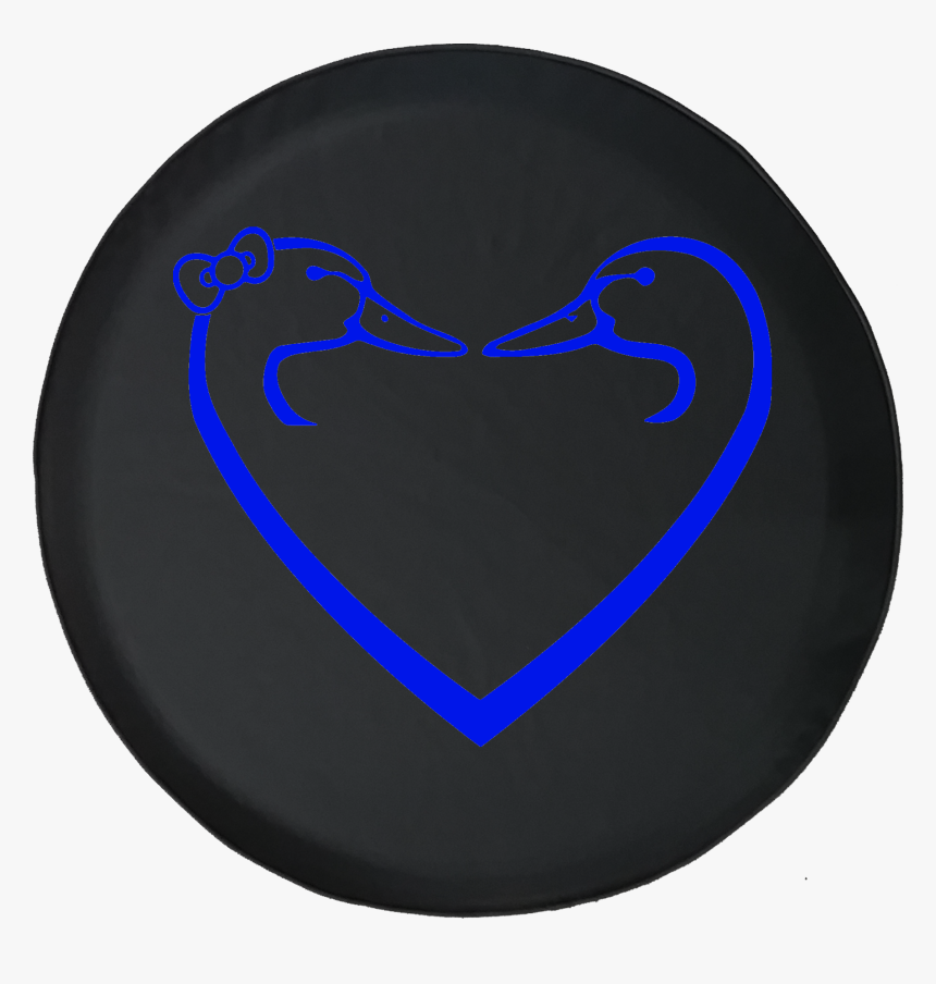 Boy Girl Duck Hunting Heart Loveoffroad Jeep Rv Camper - Heart, HD Png Download