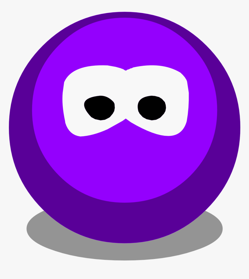 Transparent Purple Light Png - Club Penguin Black Color, Png Download