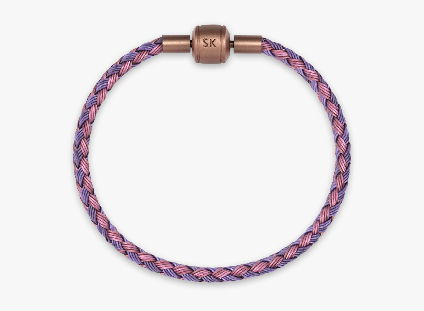 Sk Charmsbuilder Ropes-lightdarkpurple - Bracelet, HD Png Download