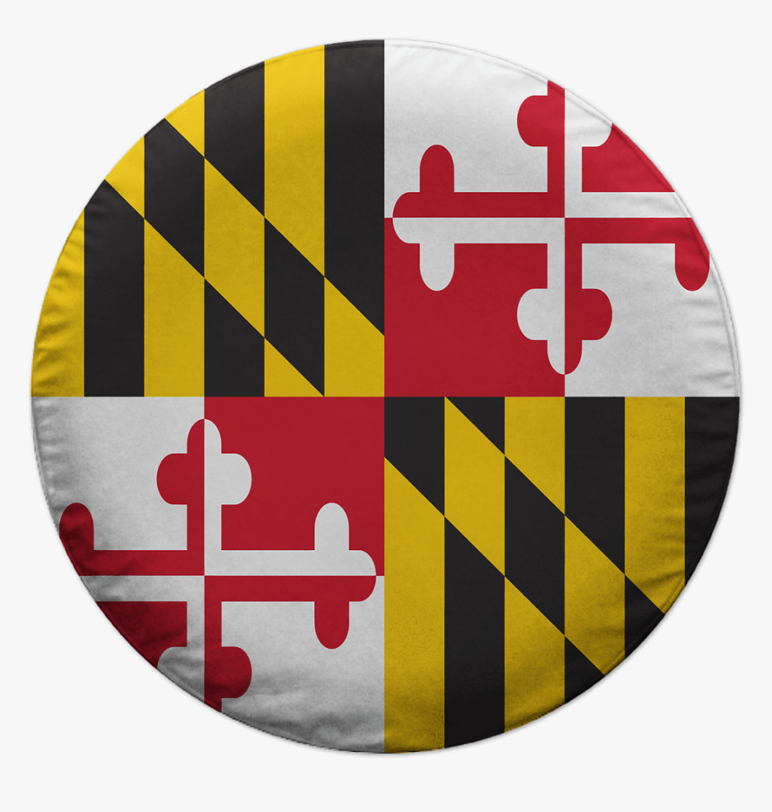 Maryland Flag / Tire Cover - Maryland Crab Jeep Tire Cover, HD Png Download