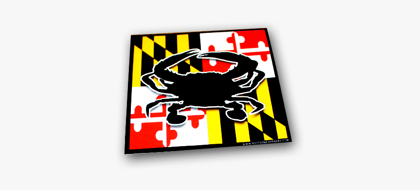 Maryland Flag And Crab, HD Png Download