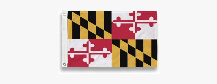 State Md Maryland Flag, HD Png Download