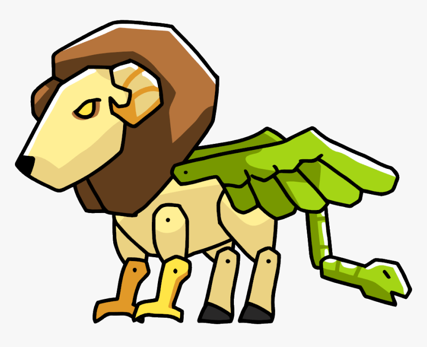 Scribblenauts Chimera - Cartoon, HD Png Download