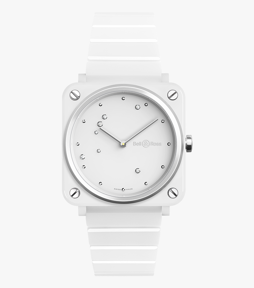 Bell Ross White Diamond, HD Png Download