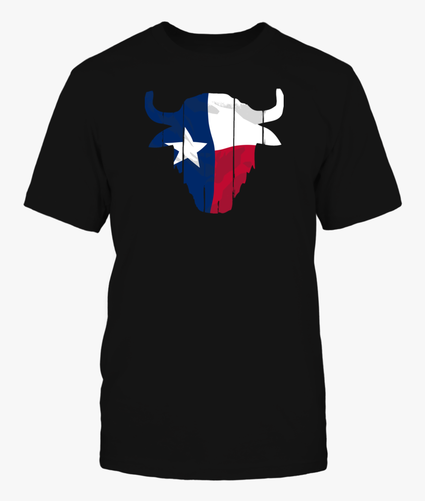 Texas Buffalo Skull Flag T Shirts T-shirt, Texas Buffalo - Emblem, HD Png Download