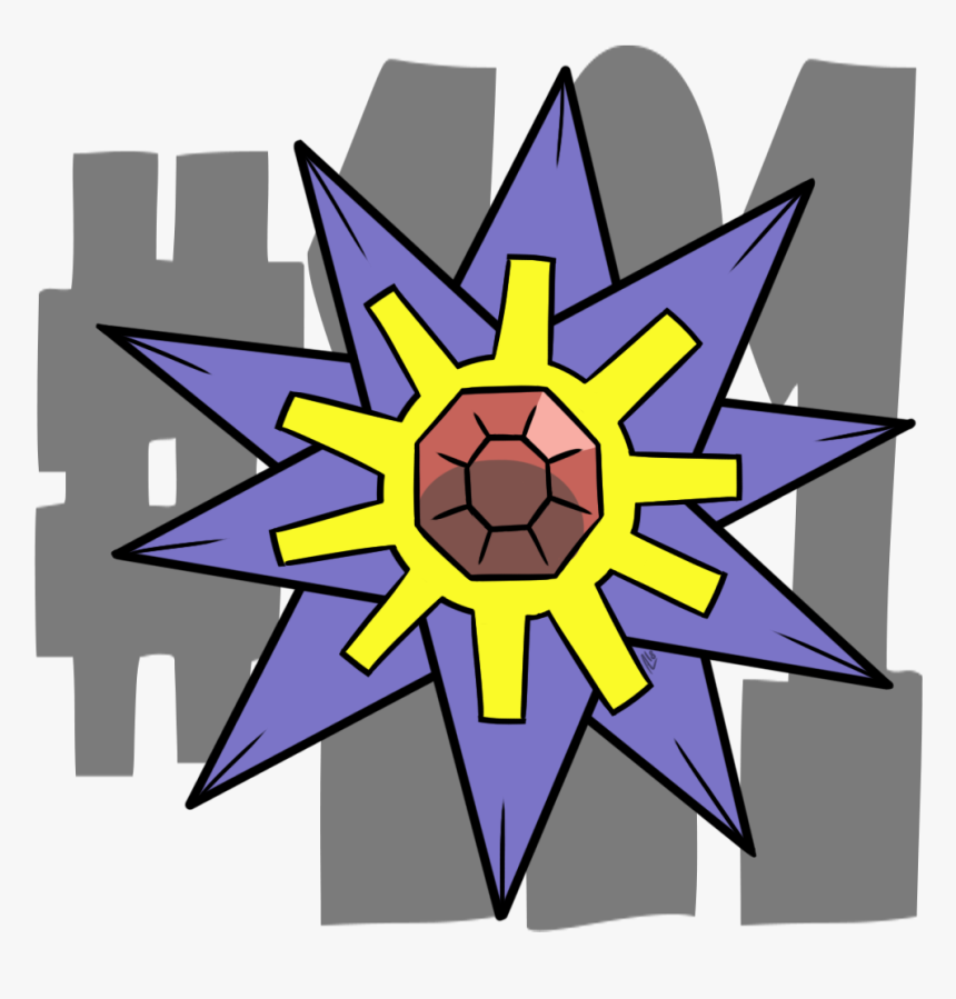 Starmie Pokemon Pokemonaday Https - Circle, HD Png Download